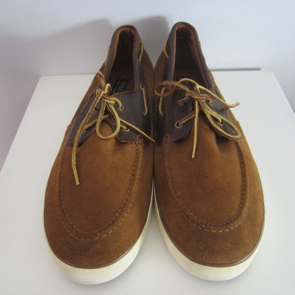 ralph lauren suede boat shoes